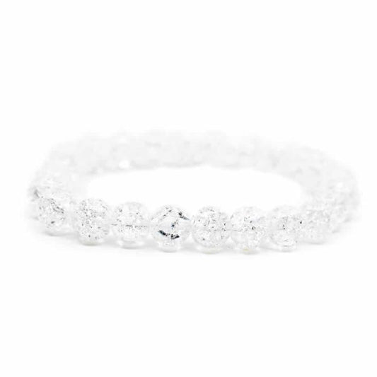 Bracelet Pierre Précieuse Cristal de Roche Iris